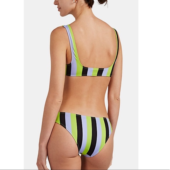 SOLID & STRIPED Elle Striped Bikini Top and bottom - Picture 2 of 7